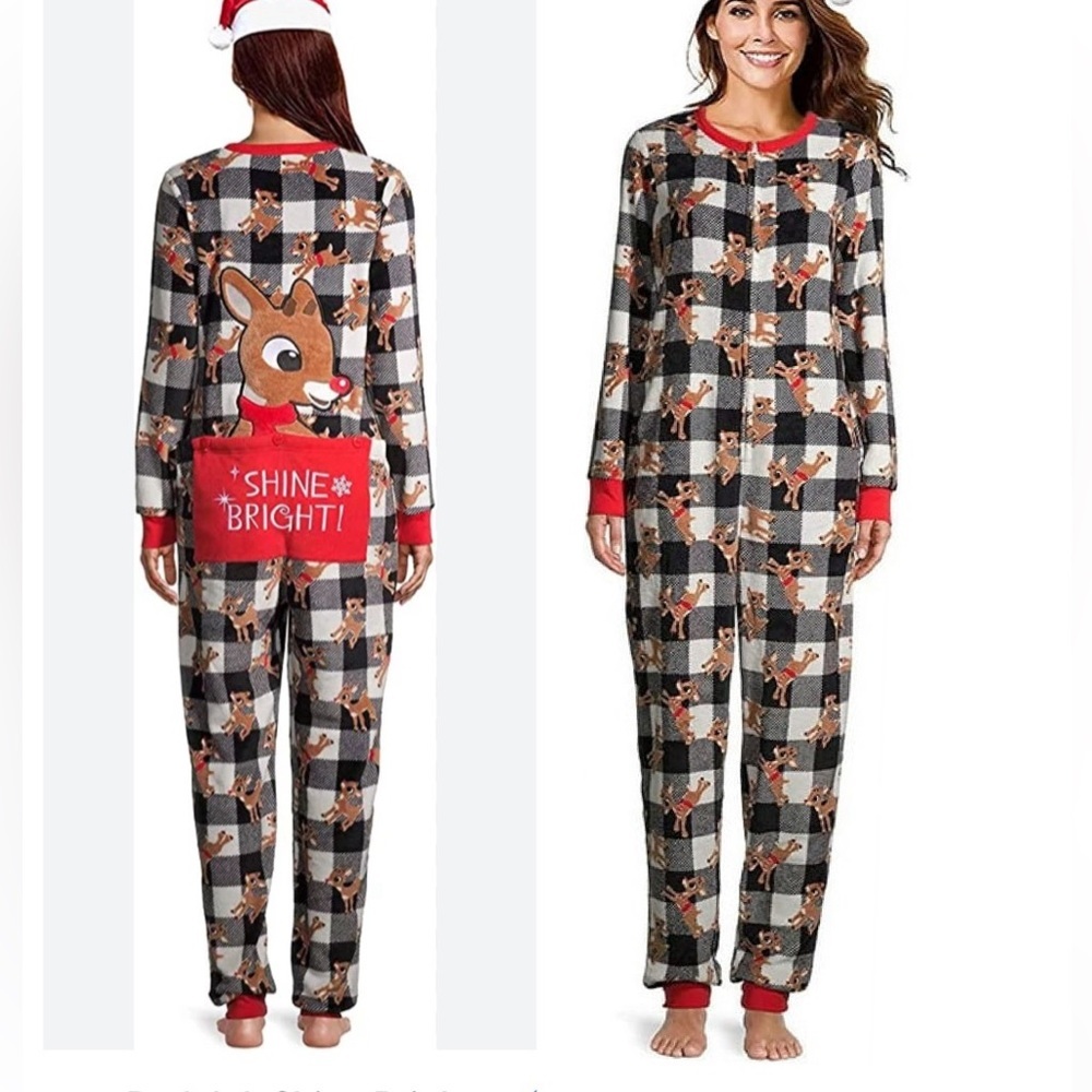 Rudolph Shine Bright Christmas jumpsuit